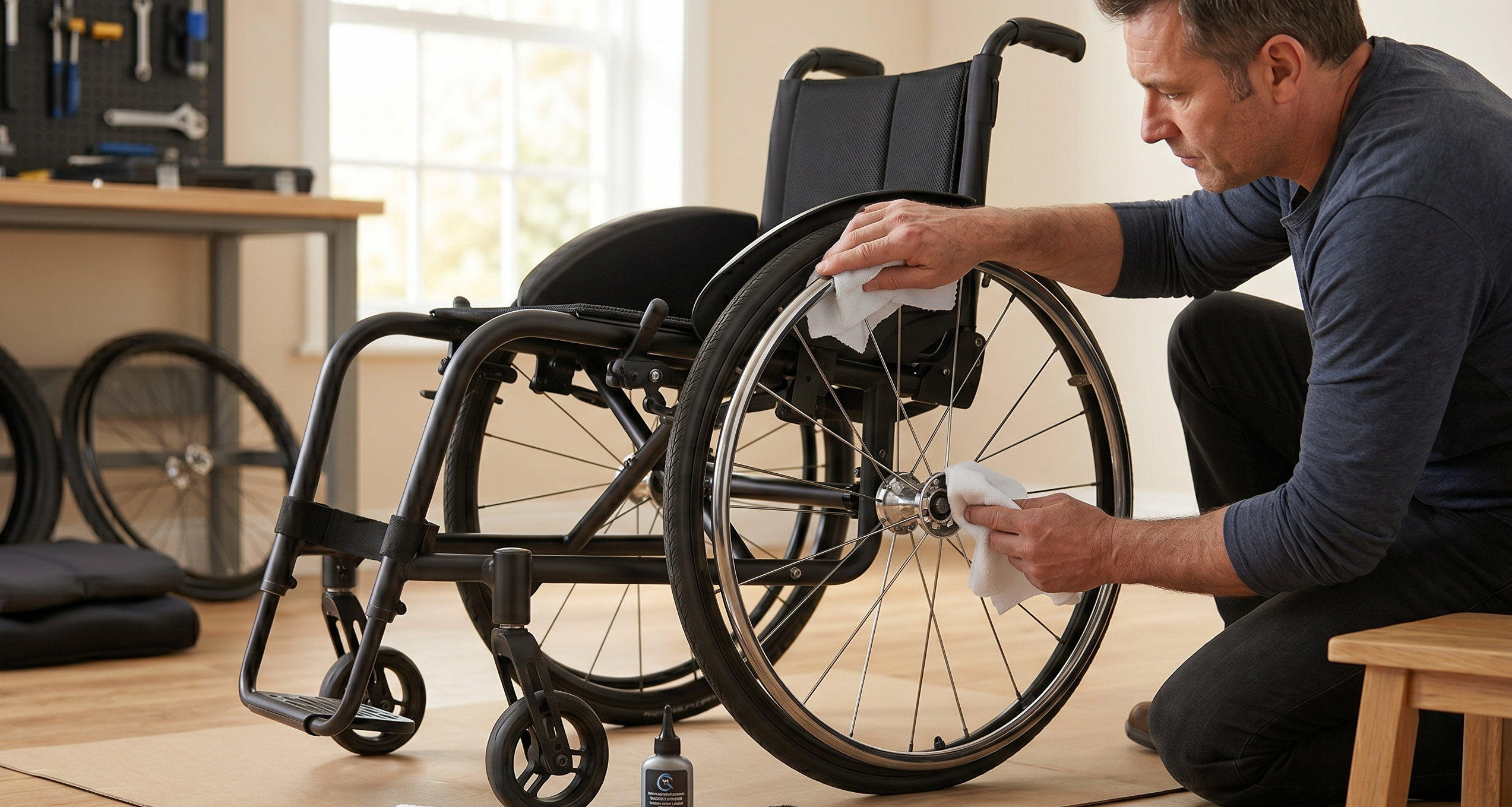 Wheelchair Maintenance 101: Cleaning, Care and Longevity Tips