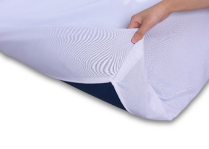 PremiumLift Waterproof Cover + White Fitted Sheet