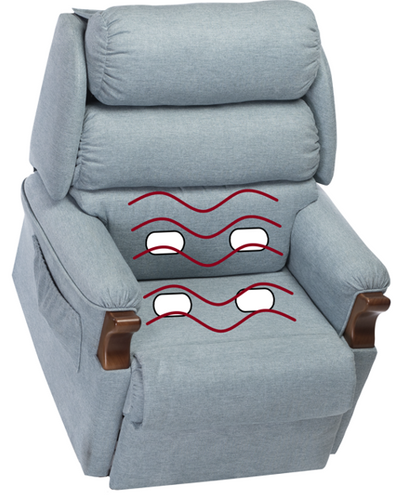 Barwon Dual Motor Chair with Heat Motion – Back to sleep