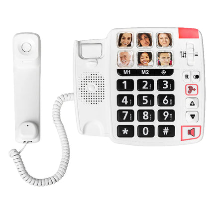 Big Button Amplified Speakerphone w/ Picture Dialling