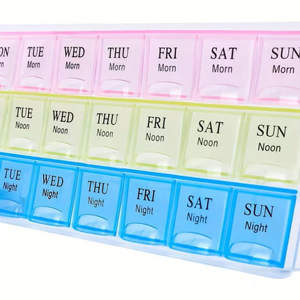 Large 7‑Day Pill Organiser Box