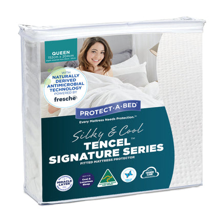 Signature Series Tencel with Fresche Fitted Waterproof Mattress Protector
