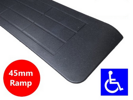 Muzardi Rubber Access Wheelchair Ramp - Sloped ends