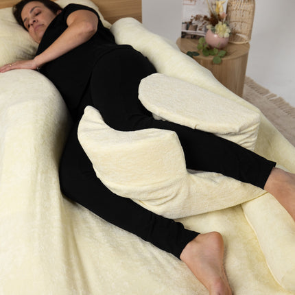 SSW Side Lying Leg Support w/ Breathable Inner & Terry Cotton Outer