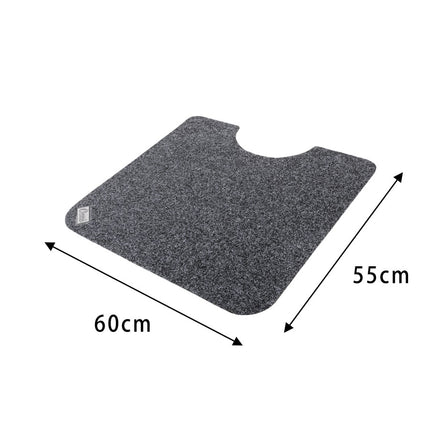 Toilet Floor Mat 55x60cm (Low Profile)