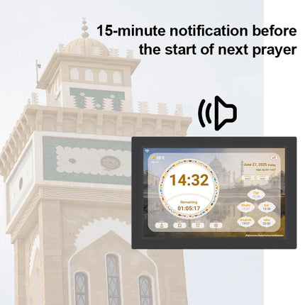 Talking Clock - TabTimer Call to Prayer Reminder Clock