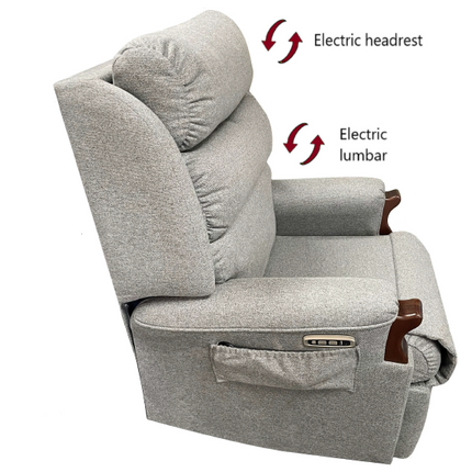Barwon Lift Chair - Heavy Duty Dual Motor + Comfort Pack