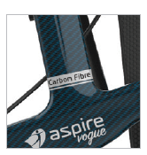 ASPIRE Vogue Carbon Fibre - Short - Sapphire Blue