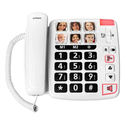 Big Button Amplified Speakerphone w/ Picture Dialling