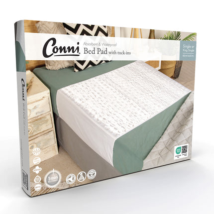 Conni Satin-Glide Bed Pad w/ Tuck-ins
