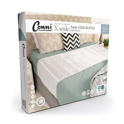 Conni Satin-Glide Bed Pad w/ Tuck-ins