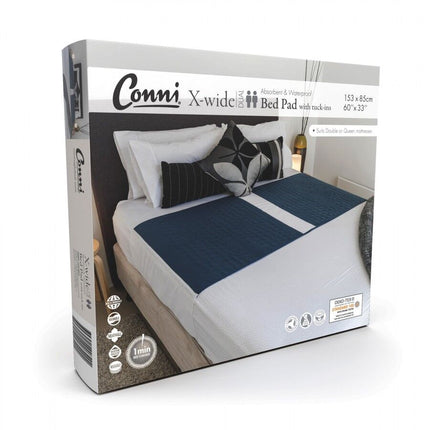 Conni X-wide Dual Reusable Bed Pad with Tuck-ins