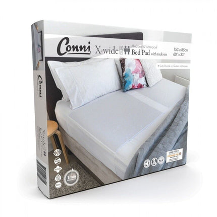 Conni X-wide Dual Reusable Bed Pad with Tuck-ins