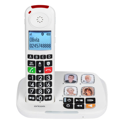 Amplified Big Button Cordless Phone + Additional Handset