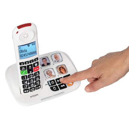 Amplified Big Button Cordless Phone + Additional Handset