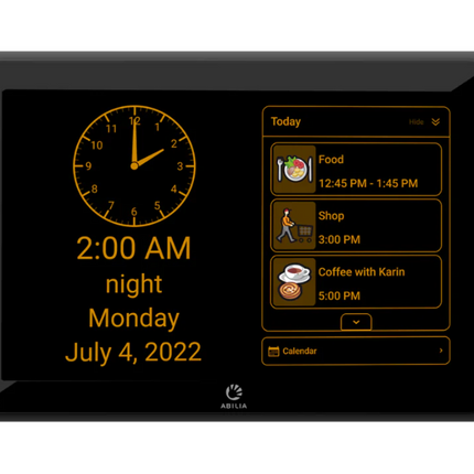 CARY Base - Connected Task Reminder Dementia Clock