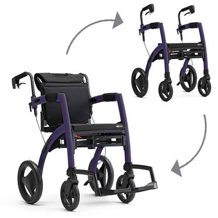 Rollz Motion Convertible Walker Wheelchair