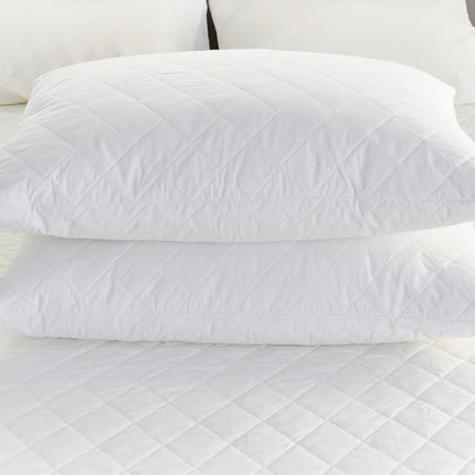 Quillette Cotton Quilted Fitted Waterproof Pillow Protector