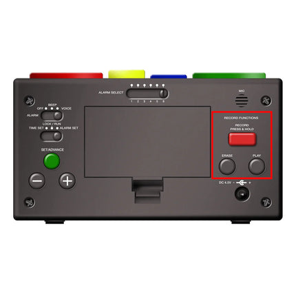 MedCenter Your Minder Personal Recordable Talking Alarm Clock