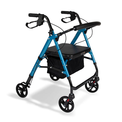 Hero Medical 6″ Deluxe Height Adjustable Seat Walker