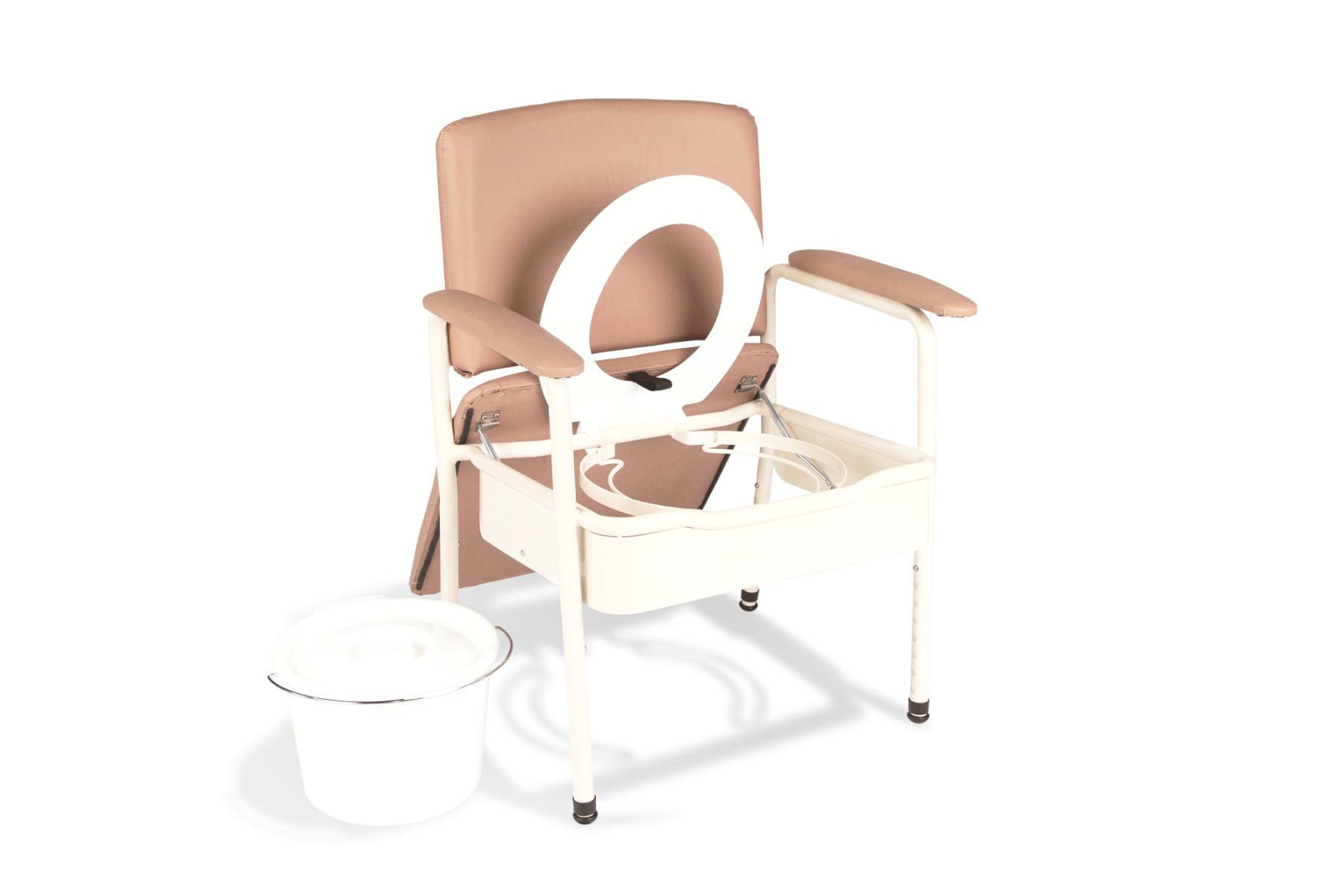 Commode Back Hero Medical Deluxe Bedside Commode 44cm – Back to sleep