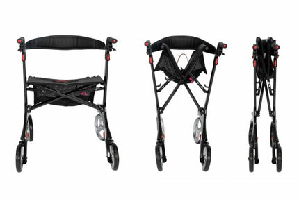 Hero Medical Outdoor Lite Seat Walker - Carbon Fibre
