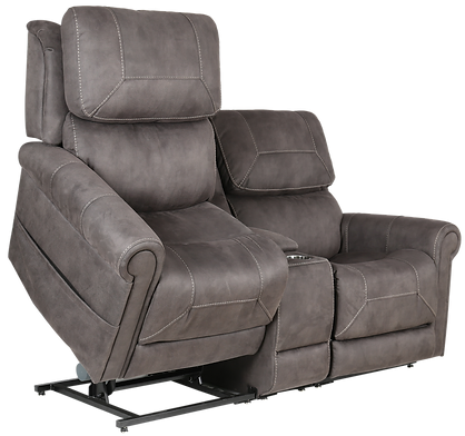 Kennington Twin Seat Sofa - Dual Motor - Stonewash