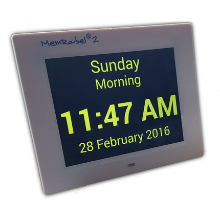 TabTimer MemRabel 2 Dementia Orientation Clock AudioVisual Calendar Alarm (v5)