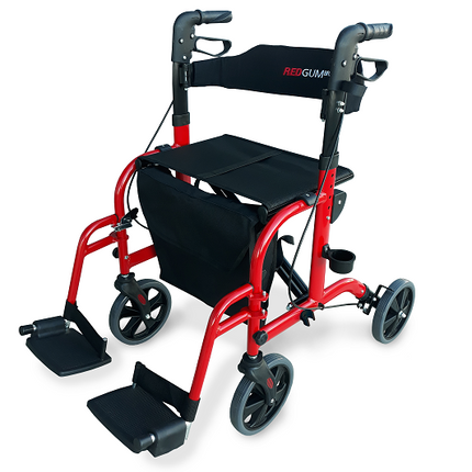 Red Gum Dual Walker/Wheelchair