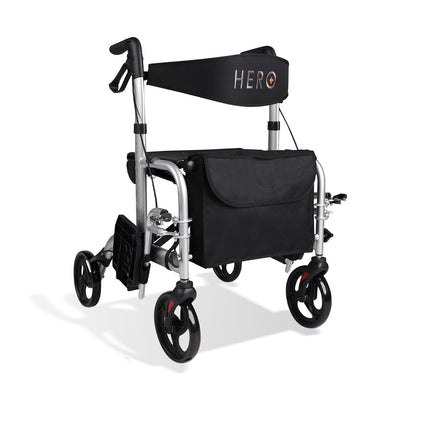 Hero Medical 2-in-1 Seat Walker/Wheelchair