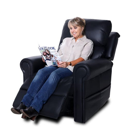 Royale Chadwick Oxford Plush Leather Lift Chair - Quad Motor