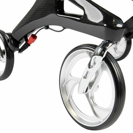 Hero Medical Heavy Duty Outdoor Lite Seat Walker - Carbon Fibre