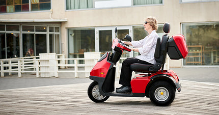 Afiscooter S3 Single Seat Scooter w/ Golf Tyres