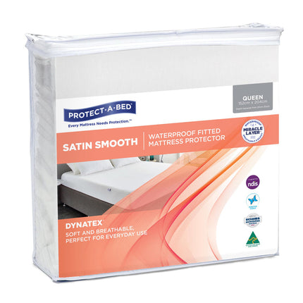 Satin Smooth Dynatex™ Fitted Waterproof Mattress Protectors