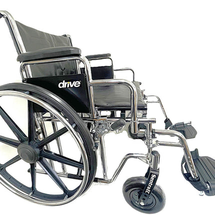 Sentra Bariatric Heavy-Duty Wheelchair - Standard or Deluxe