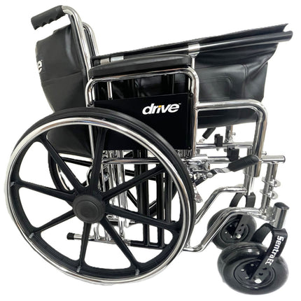 Sentra Bariatric Heavy-Duty Wheelchair - Standard or Deluxe