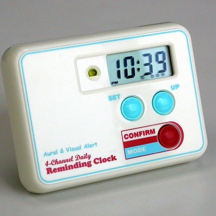 TabTimer Reminding Clock Medication Pill Reminder Alarm