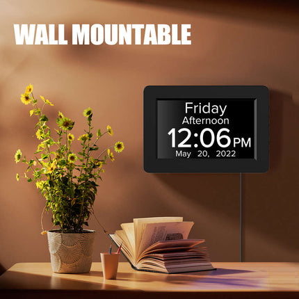 8 inch TALKING Digital Dementia Orientation Day Clock