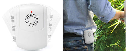 Tabtimer Vib-Ra-Bell - wireless doorbell & vibrating shaker receiver bundle