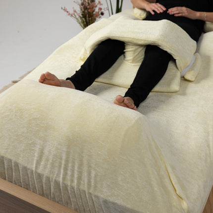 SSW Roll Pillow w/ Wipeable Incontinence Inner & Terry Cotton Outer