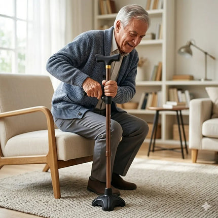 Days Sit to Stand Assist T-Handle Walking Stick