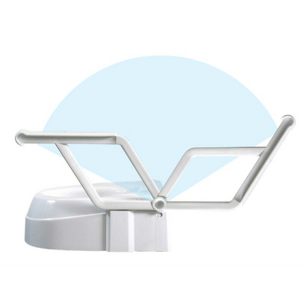 Aspire Toilet Seat Raiser with Swing Back Arms