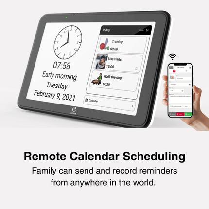 CARY Base - Connected Task Reminder Dementia Clock