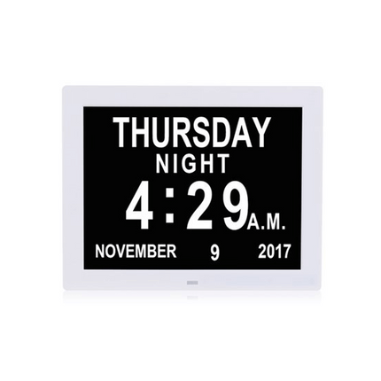 TabTimer Dementia Day 12-inch Clock