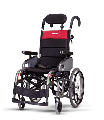 Karma VIP 2 Tilt & Recline Self-Propel Folding Wheelchair