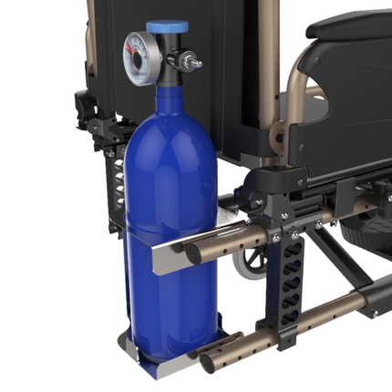 Oxygen Bottle Holder for Wheelchairs